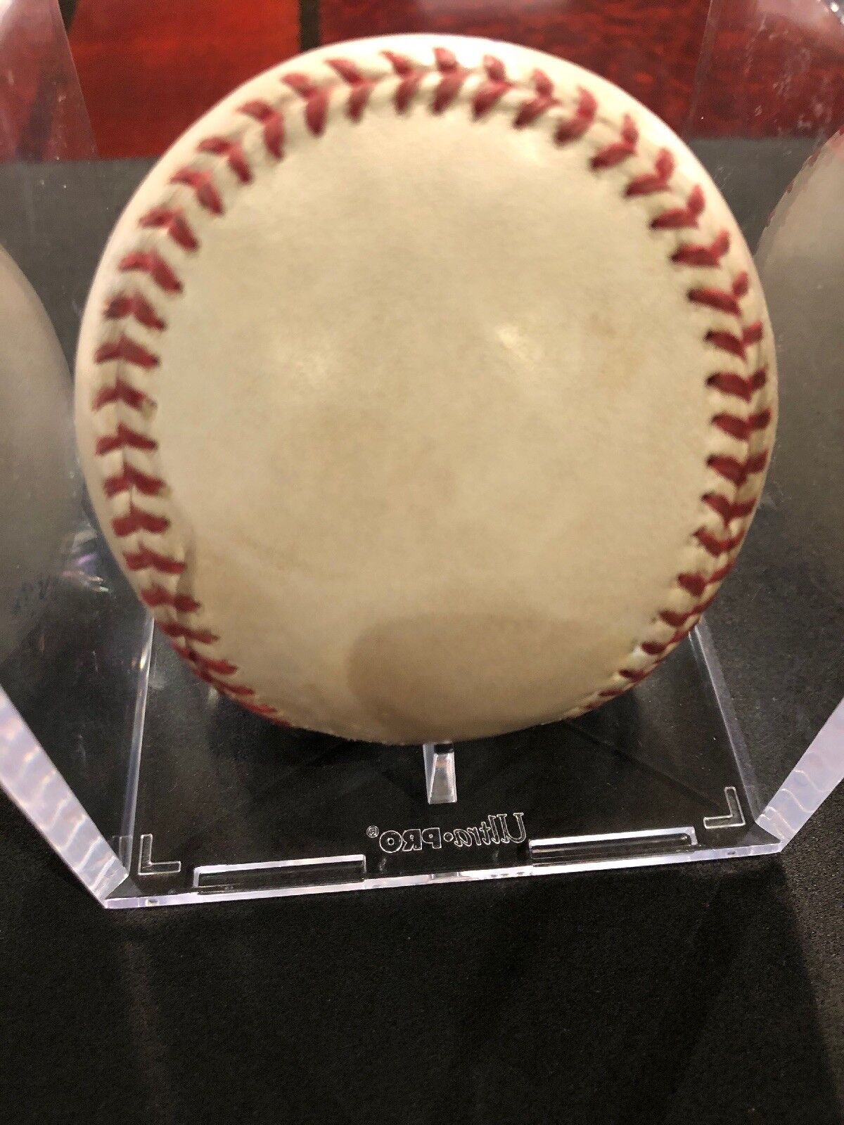 Jose Altuve MLB Game Used Autographed Baseball 9/24/14 Houston vs Texas