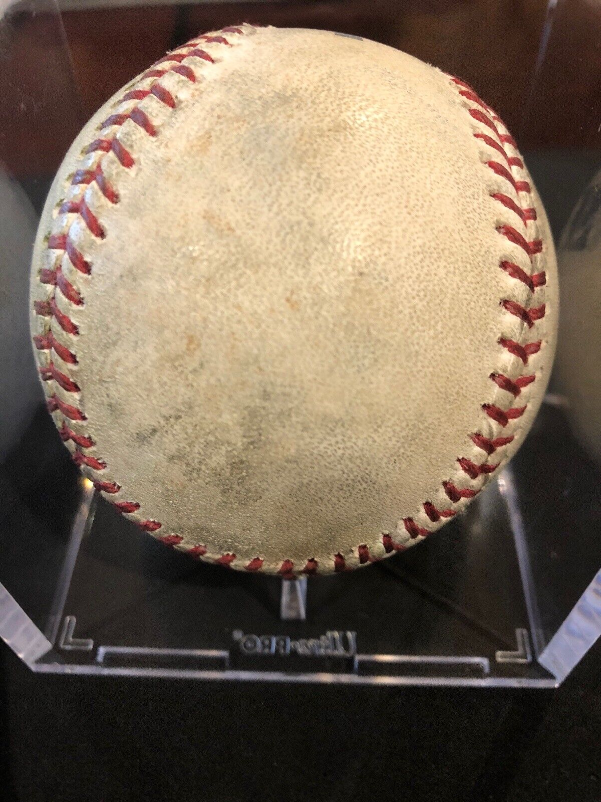 Bryce Harper MLB Game Used Single 4/8/18 Hit #792 3 Player Ball Mets vs National