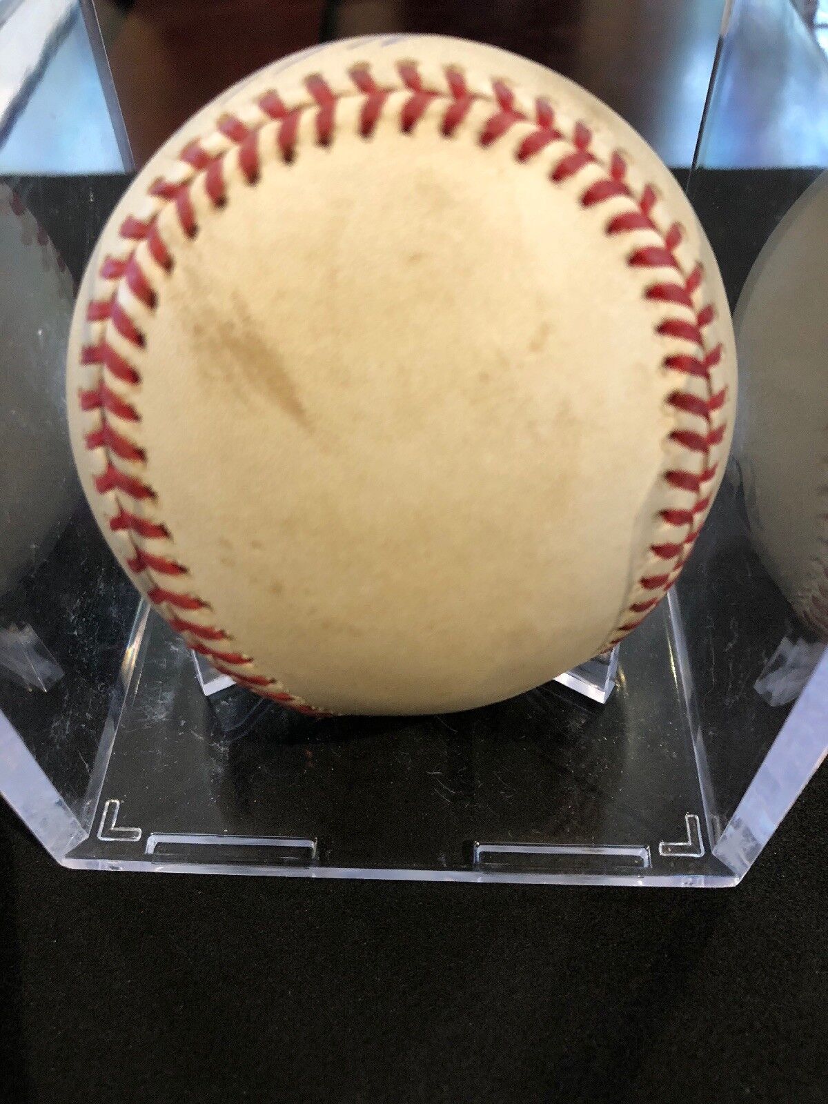 Austin Meadows MLB Game Used Double Autographed Baseball 5/29/18 Career Double#3