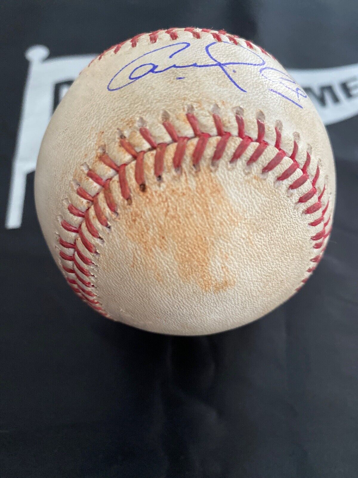 Carlos Correa MLB Game Used Double 2 RBI Autographed Baseball Hit #287 Astros