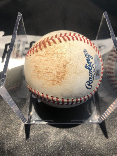 Victor Robles MLB Game Used Double Baseball 8/31/19 Career Double #30 Nationals