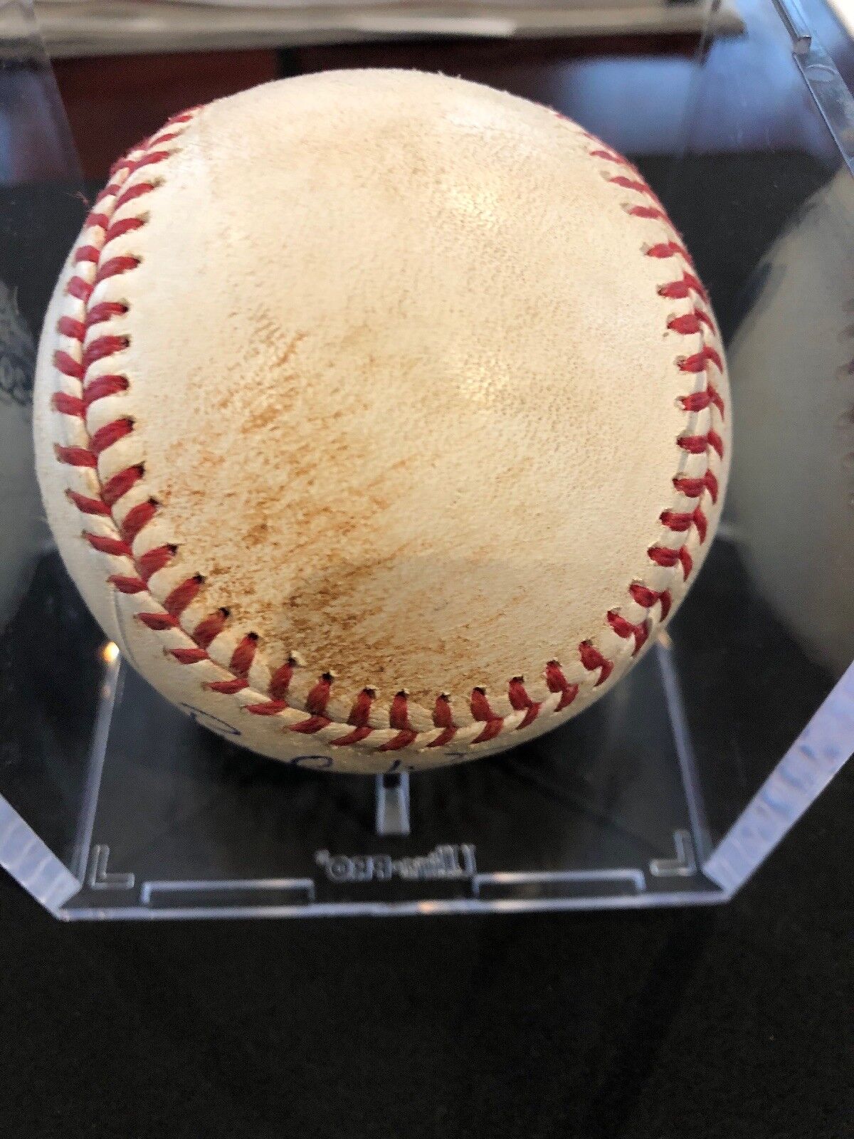 Paul GoldSchmidt MLB Game Used Logo Autographed Ball 6/28/14 Arizona vs Padres