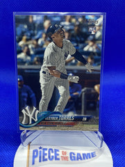 2018 Topps Gleyber Torres RC card #699 Factory Set Baseball Variation Rookie