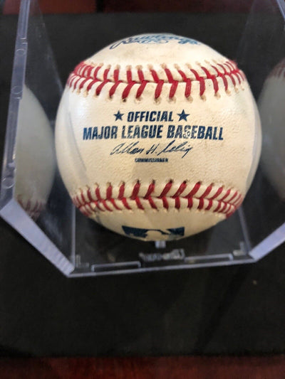 David Ortiz MLB Game Used Autographed Ball 5/16/10 Boston vs Detroit
