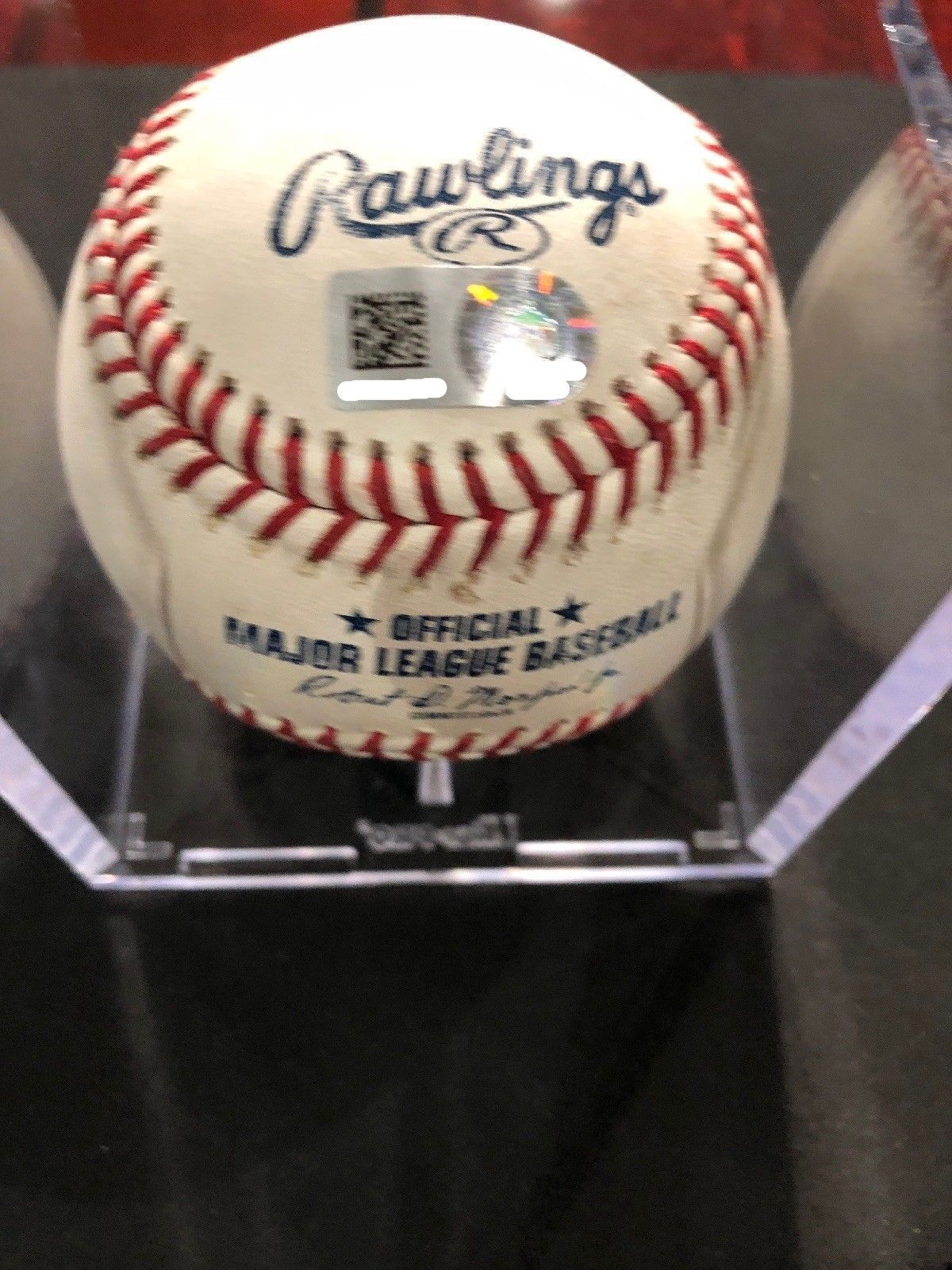 Juan Soto MLB Game Used Double Signed Baseball 6/22/18 Career Hit #31 Double #8