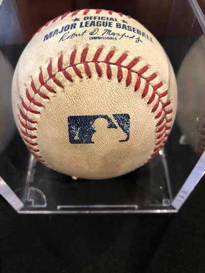Victor Robles MLB Game Used Auto Foul Ball Baseball 9/22/17 Nationals Vs Mets