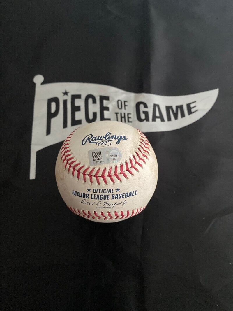 Nick Senzel MLB Game Used Single 2 RBI Baseball 6/17/19 Career Hit 