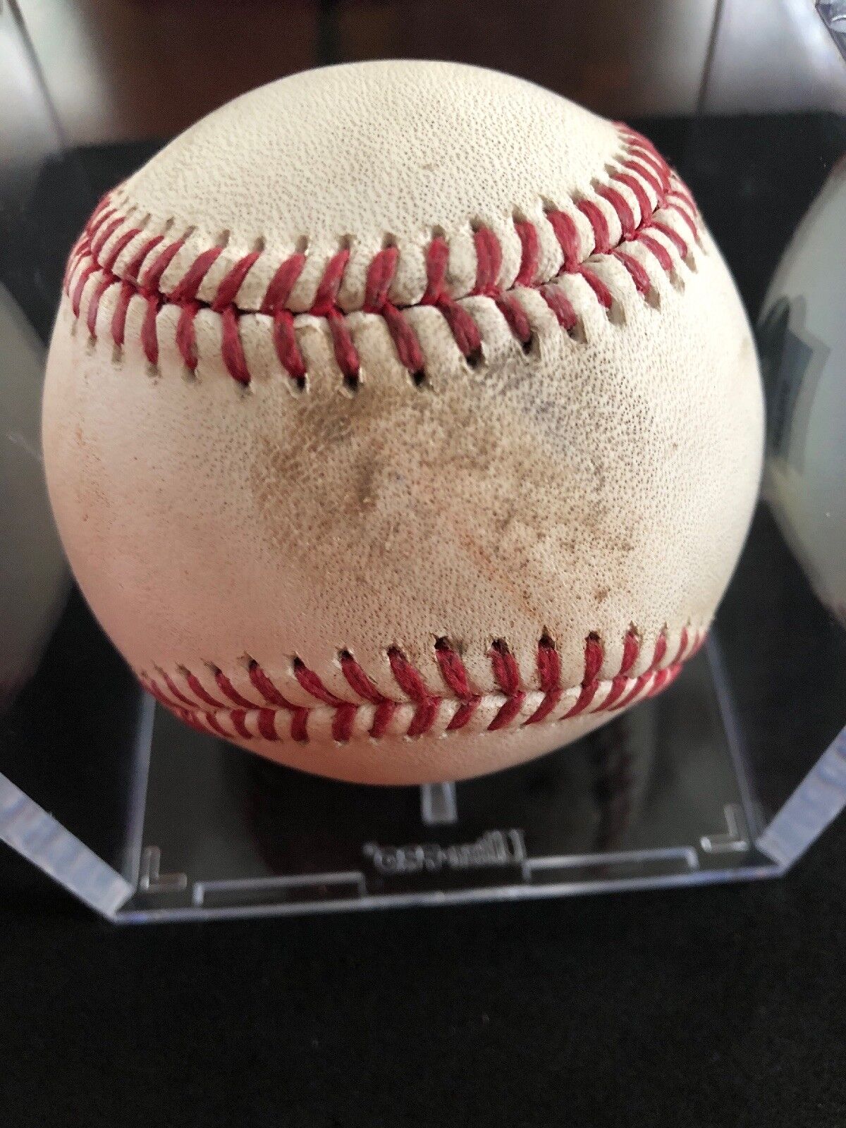 Aaron Judge MLB Game Used Post Season Baseball 10/9/2017 Yankees vs Indians