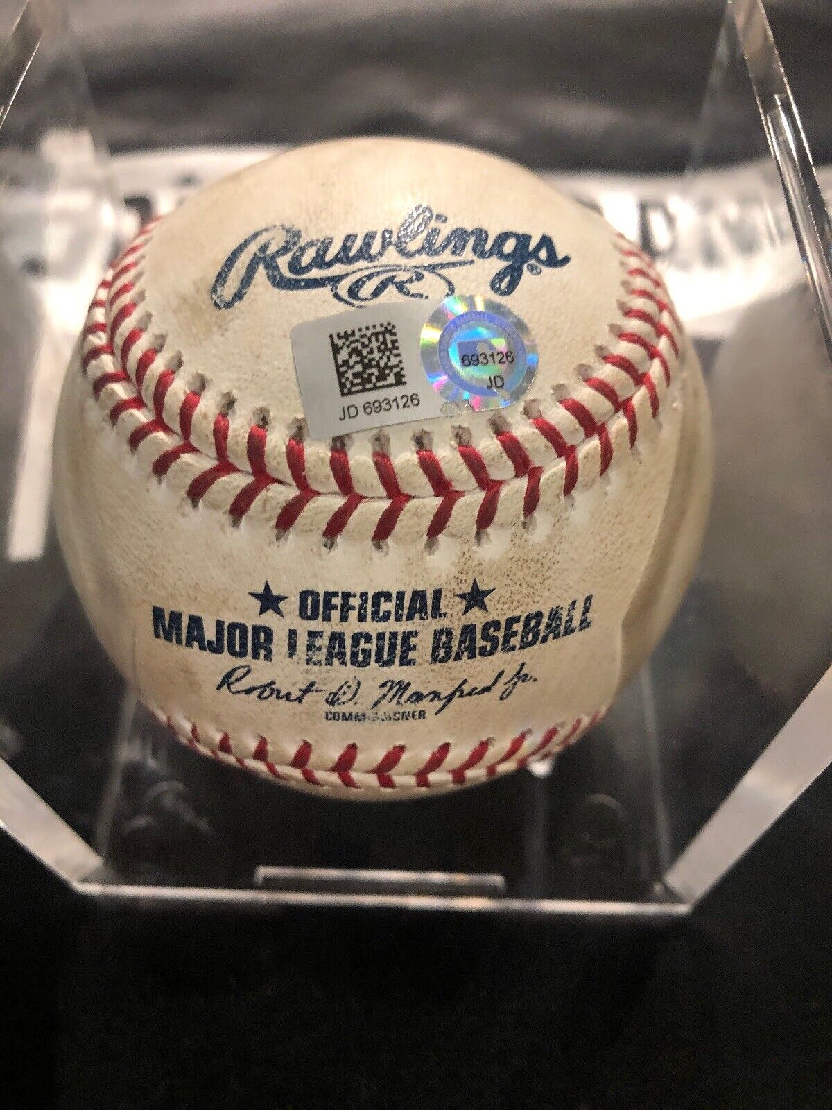 Austin Meadows MLB Game Used Triple #3 Baseball 6/16/19 Tampa Rays All-Star