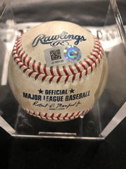 Austin Meadows MLB Game Used Triple #3 Baseball 6/16/19 Tampa Rays All-Star