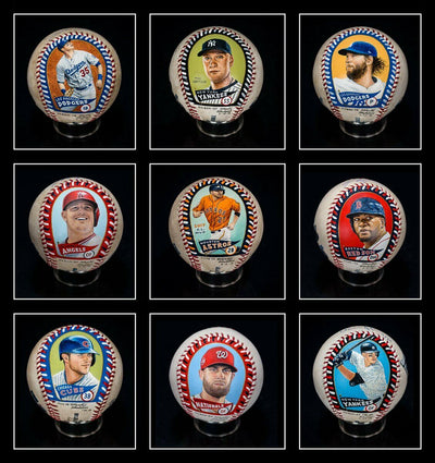 Baseball Authenticated Masterpieces Game-Used, Autographed & Painted Baseballs