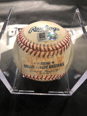 Lourdes Gurriel Jr. Game Used MLB Authenticated Single Baseball 9/6/18 Rookie
