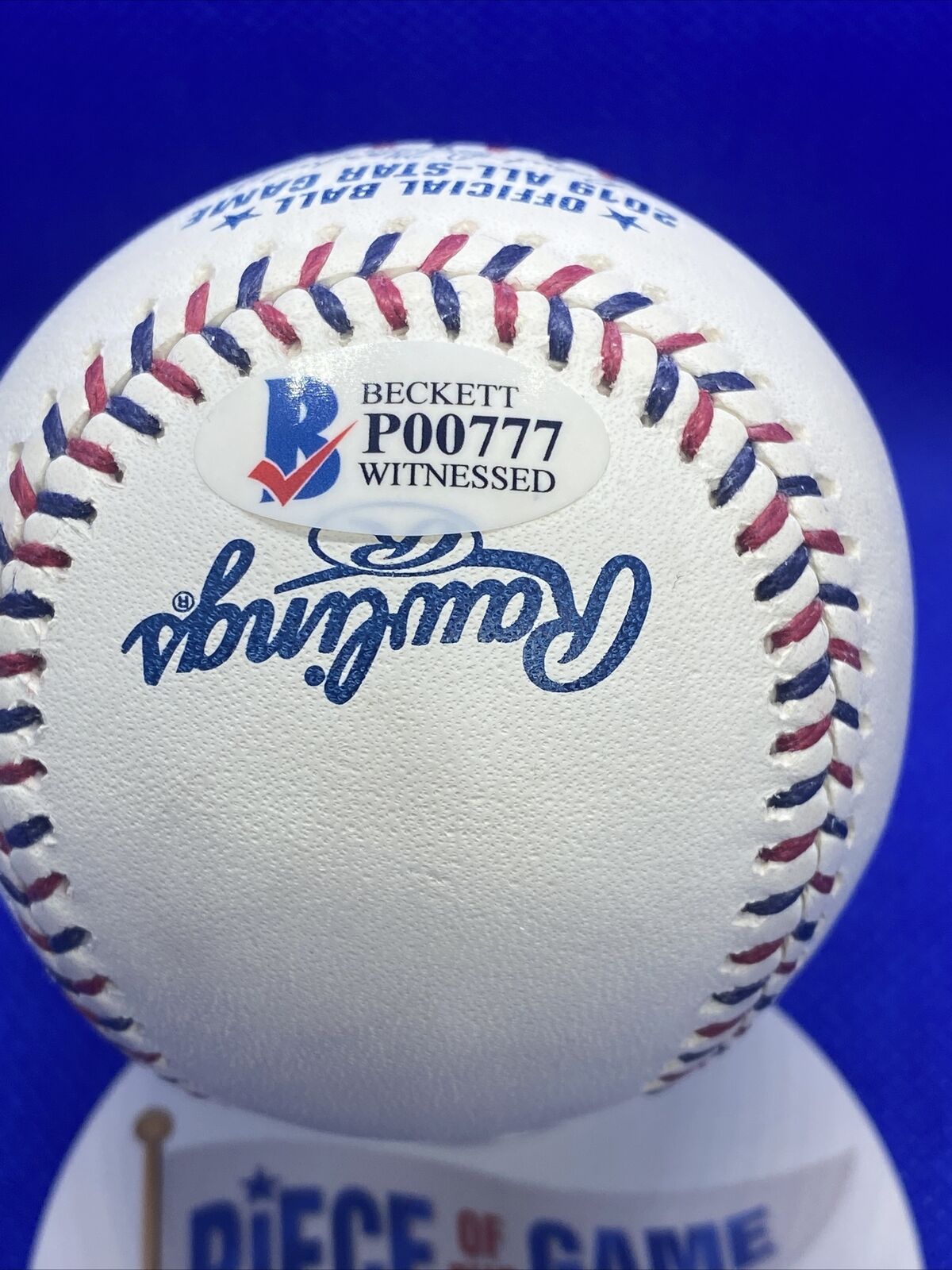 JUAN SOTO MLB All Star Game Autographed Inscribed Logo Baseball Nationals Champs