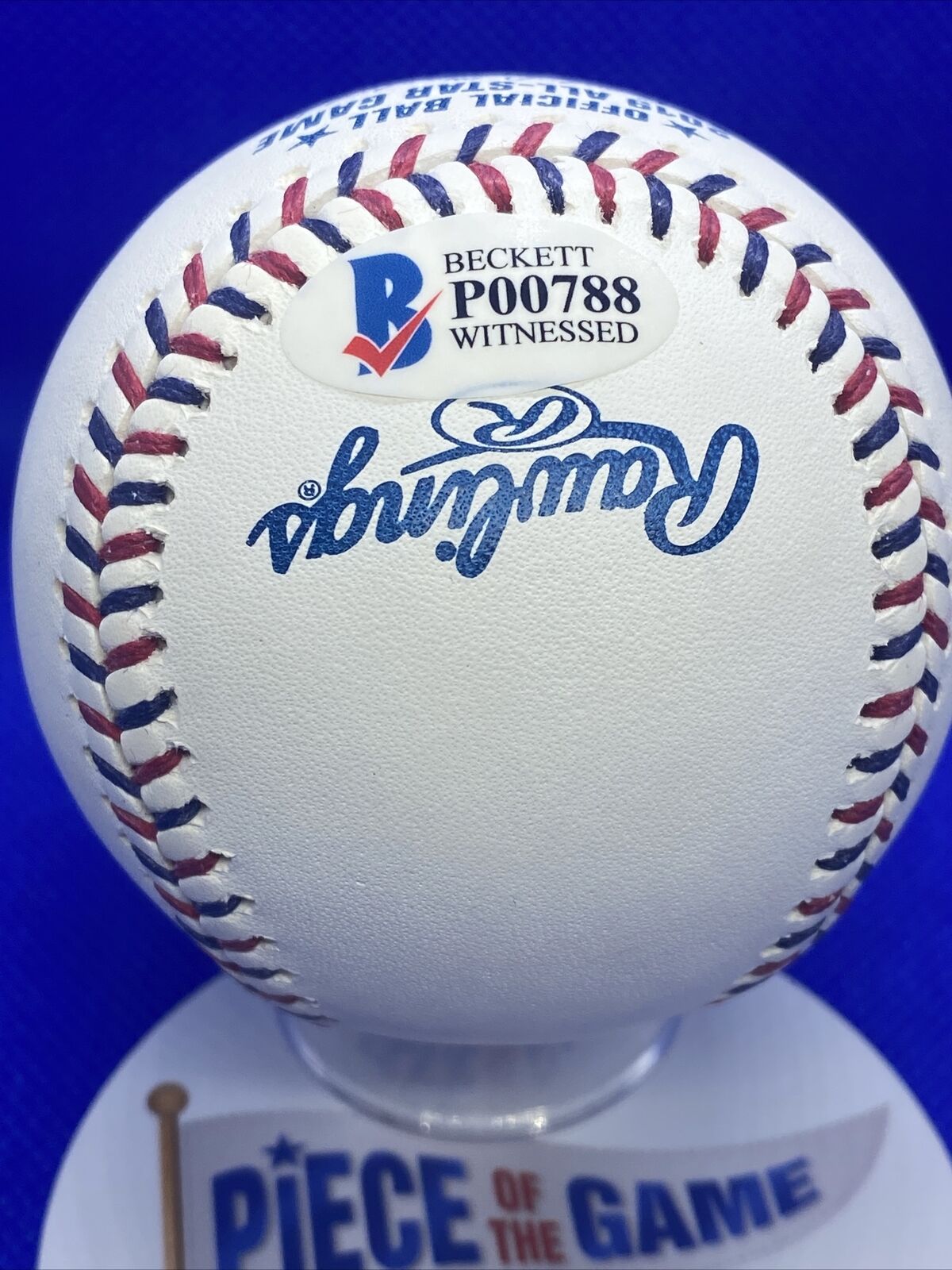 JUAN SOTO MLB All Star Game Autographed Logo Baseball Nationals 2019 World Champ