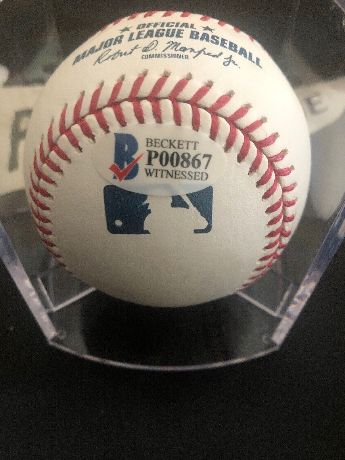 Juan Soto Autographed MLB Baseball Sweet Spot Signed and Inscribed MLB Debut