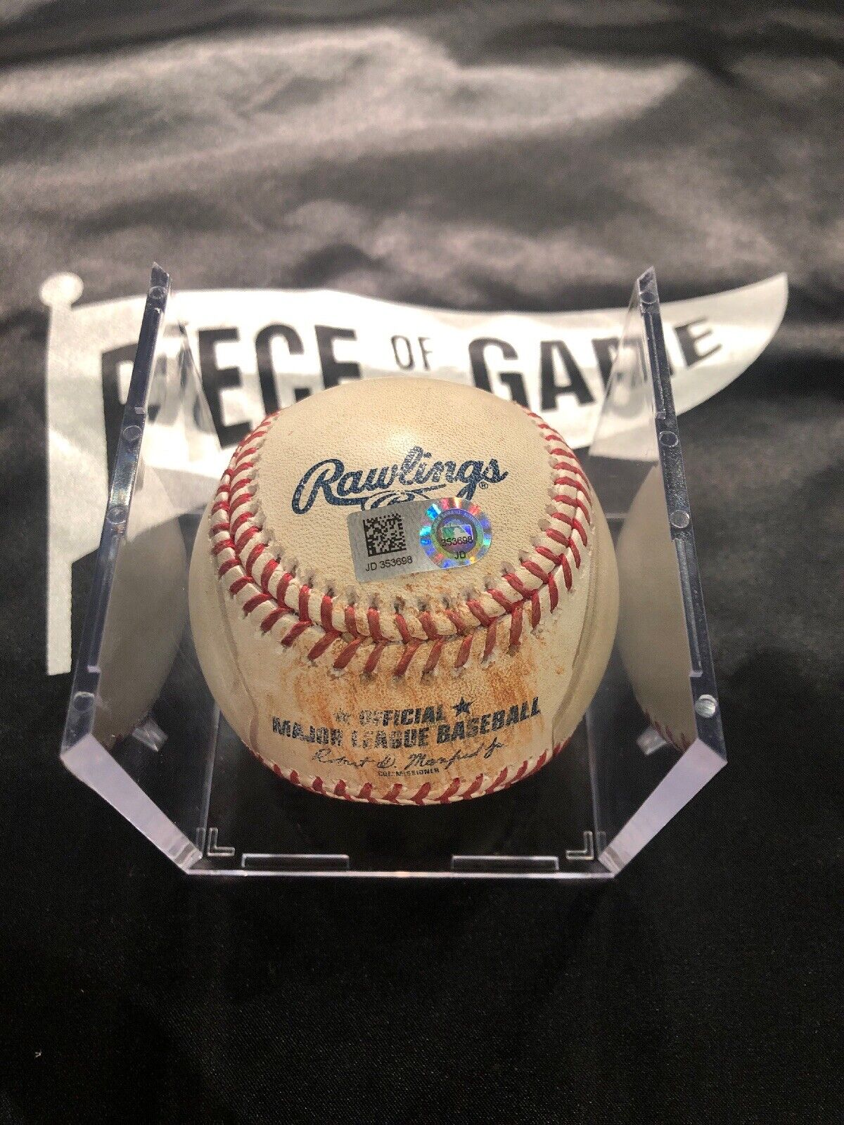 Lourdes Gurriel Jr. Game Used MLB Authenticated Single Baseball 9/6/18 Rookie