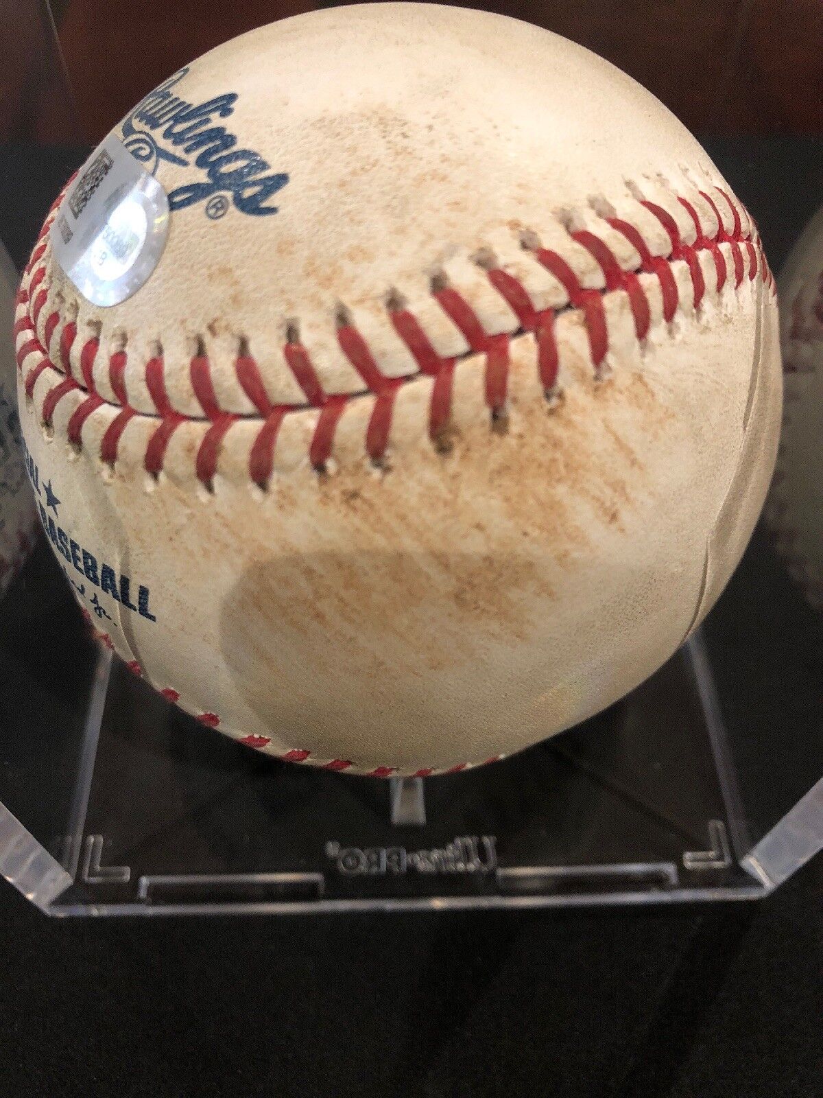 Bryce Harper MLB Game Used Single RBI 4/26/16 Hit #549 Phillies vs Nationals