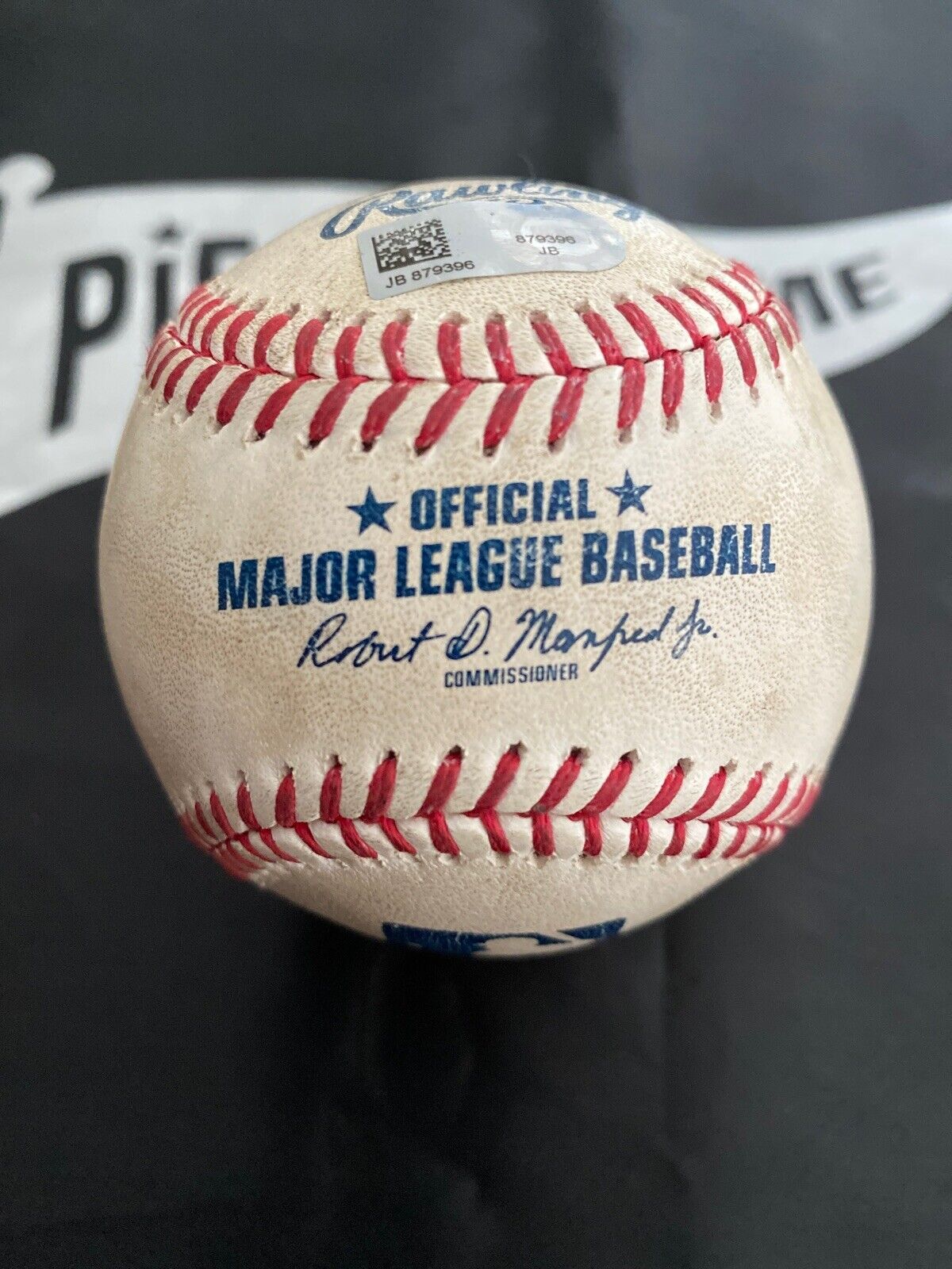 Bryce Harper MLB Game Used Single Baseball Max Scherzer 2000th K Game 6/11/17