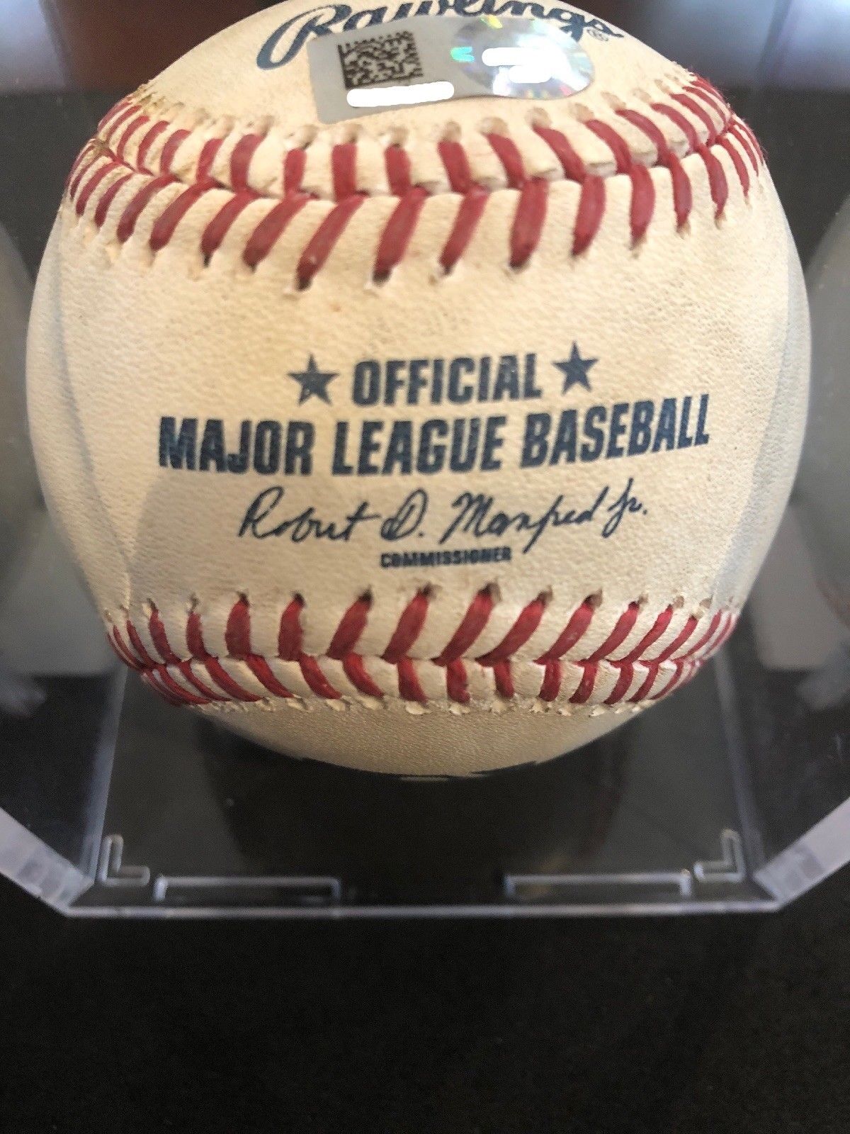 Kris Bryant MLB Game Used Double Baseball 6/28/17 Cubs Vs Nationals Double #83