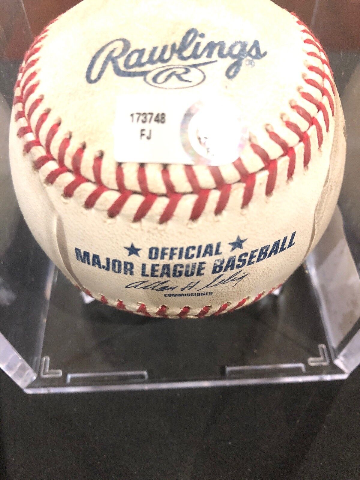 Giancarlo Stanton MLB Game Used Baseball 7/17/10 Rookie Year National vs Marlins