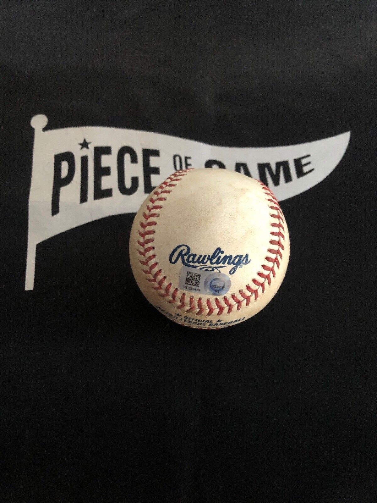 Austin Meadows MLB Game Used Single Baseball 9/14/19 Career Hit #192 Tampa Rays