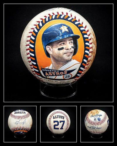 Baseball Authenticated Masterpieces Game-Used, Autographed & Painted Baseballs