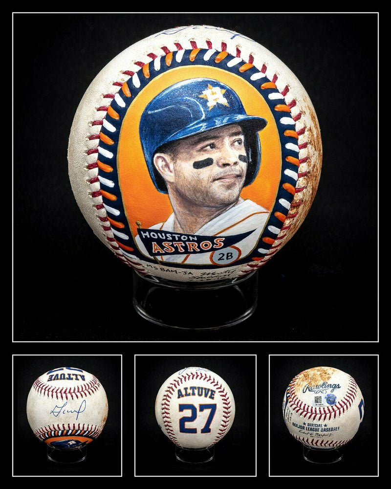 Baseball Authenticated Masterpieces Game-Used, Autographed & Painted Baseballs