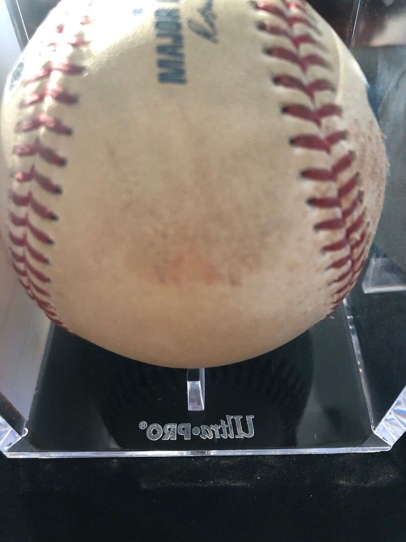 Fernando Tatis Jr. MLB Game Used Single Baseball 4/11/19 Career Hit 