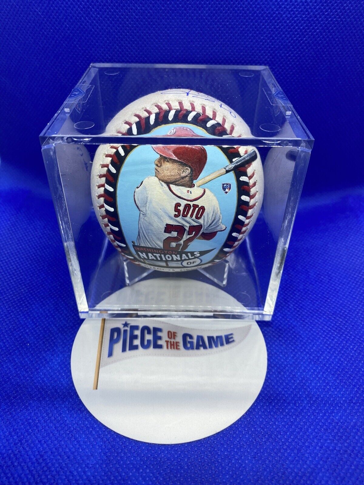 Juan Soto Baseball Authenticated Masterpieces Game-Used, Autographed Baseball