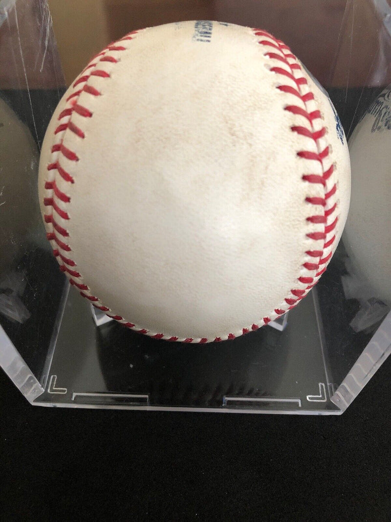 Giancarlo Stanton MLB Game Used Single RBI Baseball 7/26/17 Hit 