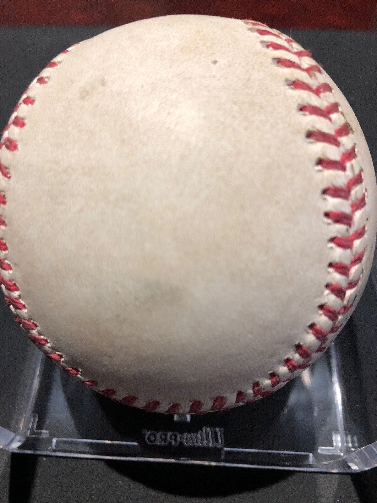 JD Martinez Redsox MLB Game Used Double Inscribed Autographed Baseball 8/16/16