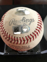 Aaron Judge MLB Game Used Post Season Baseball 10/9/2017 Yankees vs Indians