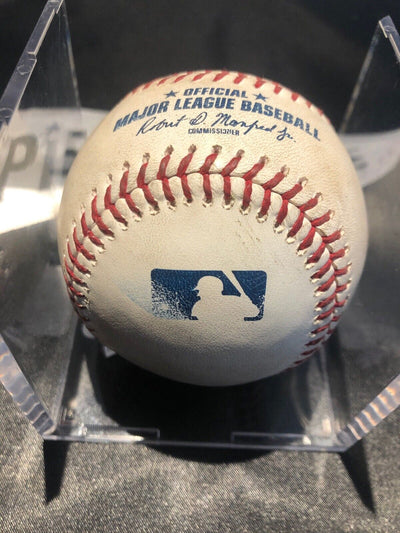 Victor Robles MLB Game Used Double Baseball 8/31/19 Career Double #30 Nationals