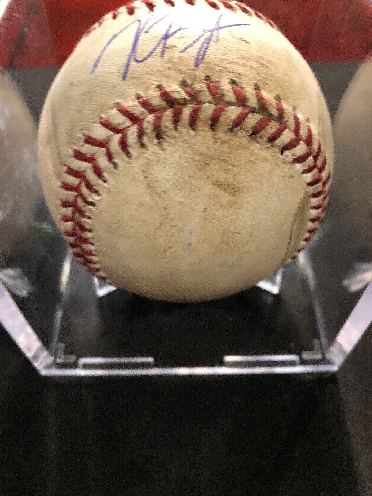 Kris Bryant Game Used Basebal Rookie Year Autographed Baseball 8/1/15 ROY