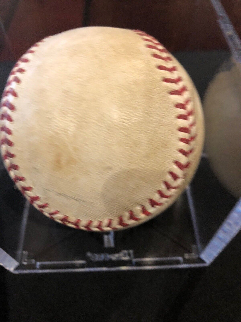 Clayton Kershaw MLB Game Used Foul Ball Baseball 7/31/14 Atlanta at Dodgers MVP