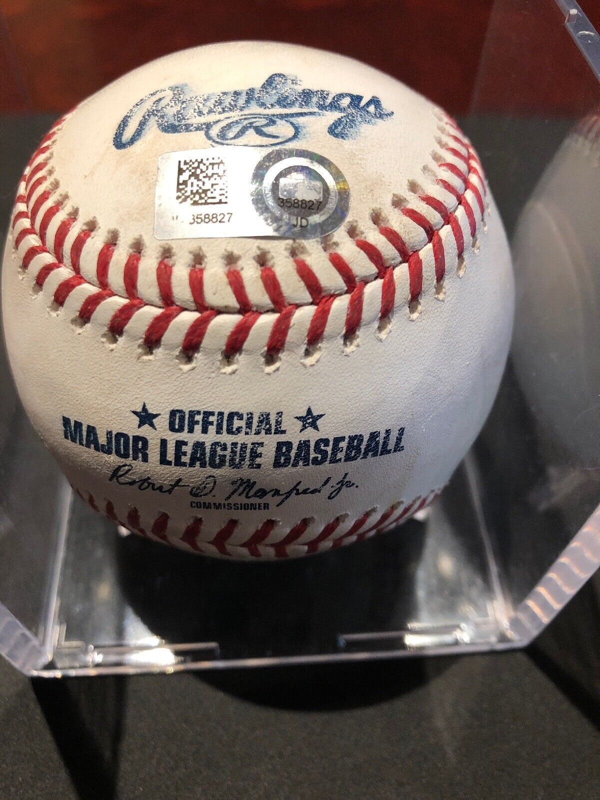 Gleyber Torres MLB Game Used Double #8 Auto Baseball 6/25/18 Career Hit #55