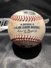 Keston Hiura GameUsed MLB Authenticated Debut Day Auto Baseball 5/14/19 Brewers