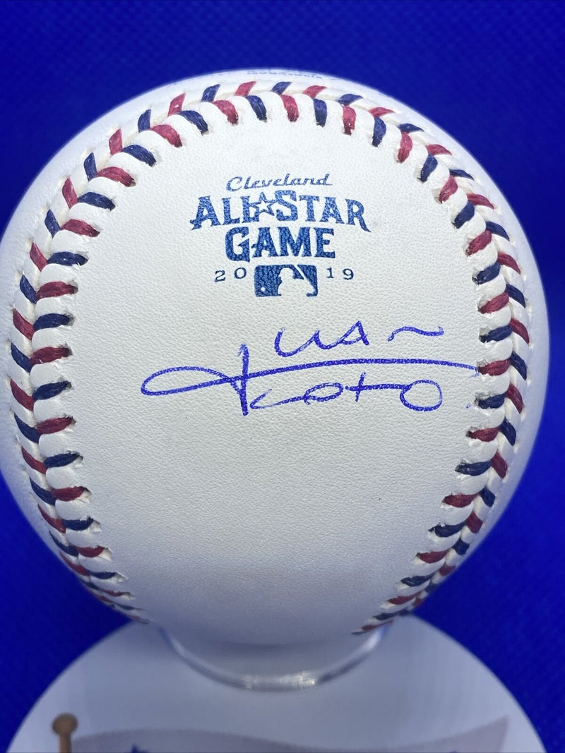 Juan Soto Autographed MLB Debut Game Used Authenticated Ball 5/20