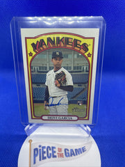 2021 Topps Heritage Rookie AUTO Devi Garcia RC #ROA-DH New York Yankees