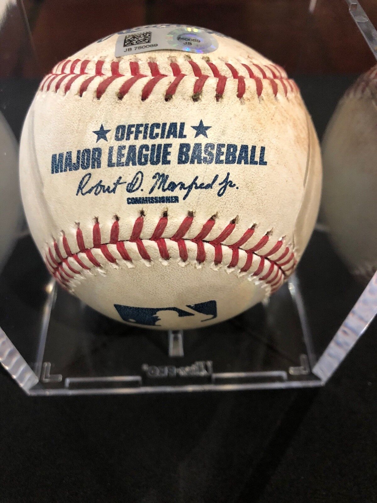 Bryce Harper MLB Game Used Single RBI 4/26/16 Hit #549 Phillies vs Nationals