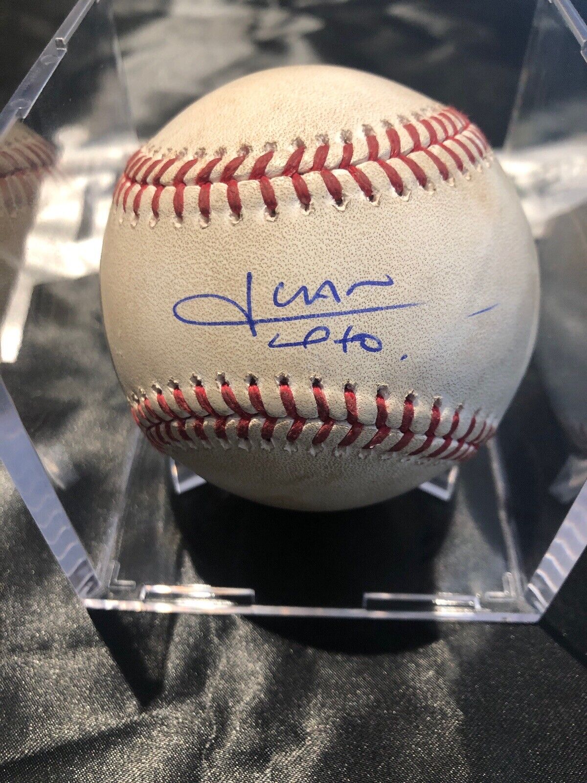 Juan Soto MLB Game Used Triple Signed Baseball 5/23/19 Career Triple #2 Nats