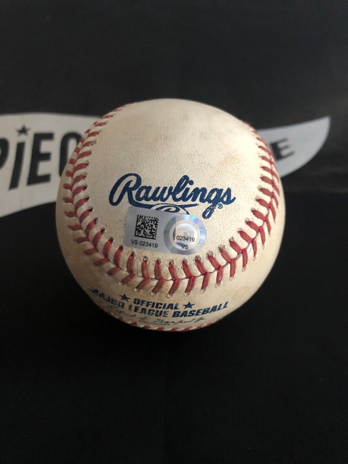 Austin Meadows MLB Game Used Single Baseball 9/14/19 Career Hit #192 Tampa Rays