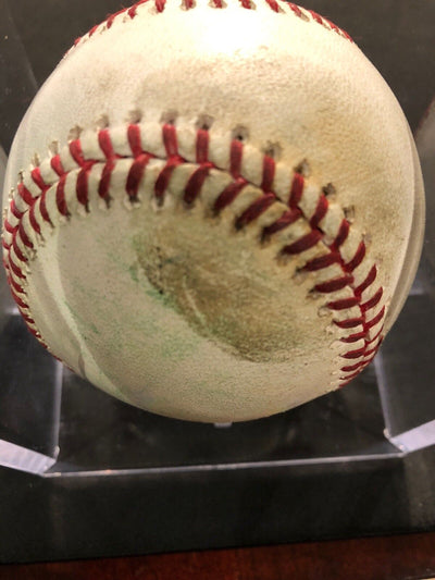 Cody Bellinger MLB Game Used Double Baseball 5/16/18 Career Hit #171 Double #35