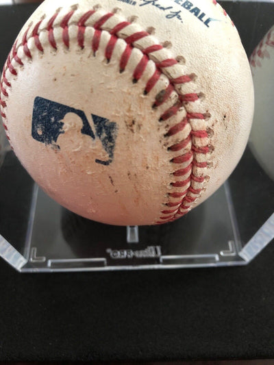 Victor Robles MLB Debut Signed Game Used Baseball 9/7/17 Phillies at Nationals