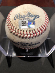 Rhys Hoskins MLB Game used Double RBI Baseball Career Double #16 Career Hit #71