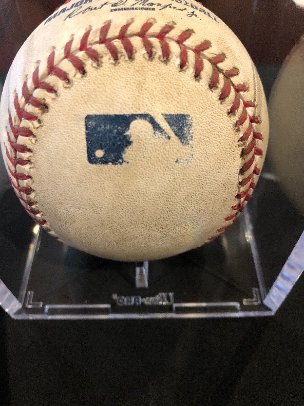 Gary Sanchez Game Used Baseball Rookie Year Autographed Baseball 9/11/16