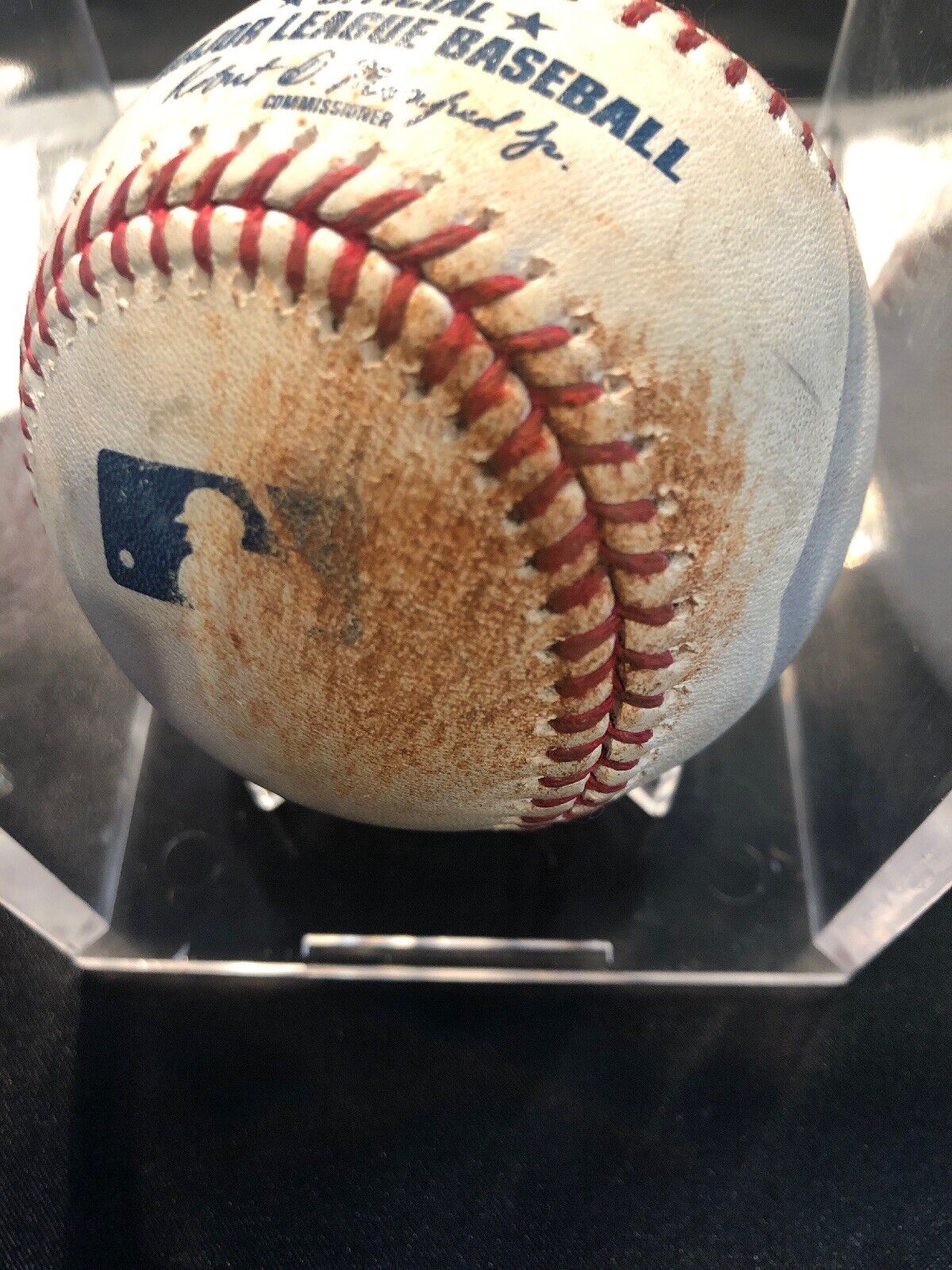 Austin Meadows MLB Game Used Single Baseball 5/29/19 Career Hit #100 Tampa Rays
