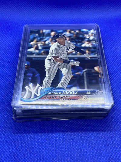 2018 Topps Gleyber Torres RC card #699 Factory Set Baseball Variation Rookie