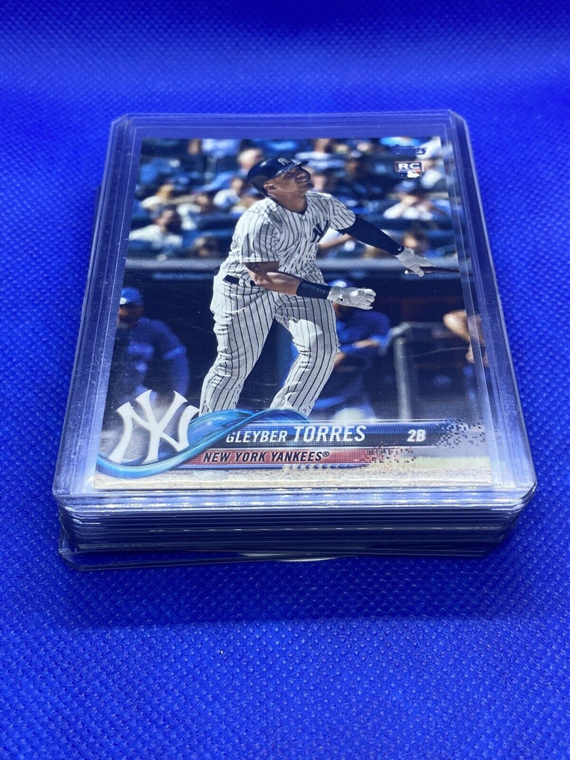 2018 Topps Gleyber Torres RC card 