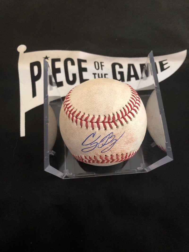 Cody Bellinger MLB Game Used Double Baseball 7/9/18 Career Hit 